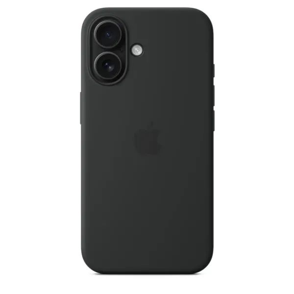 Чохол-накладка Apple Silicone Case 1:1 для iPhone 16 with MagSafe Black
