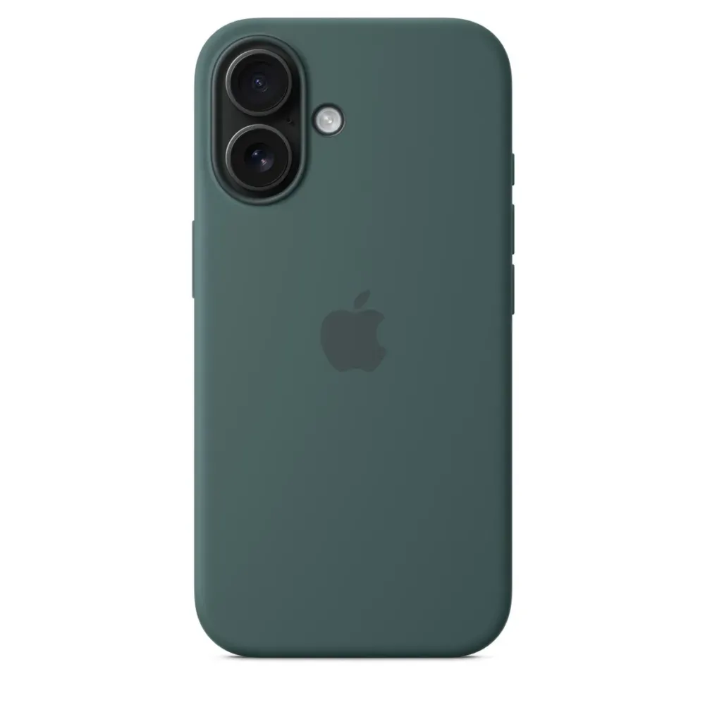 Чохол-накладка Apple Silicone Case 1:1 для iPhone 16 with MagSafe Lake Green Zelenyy