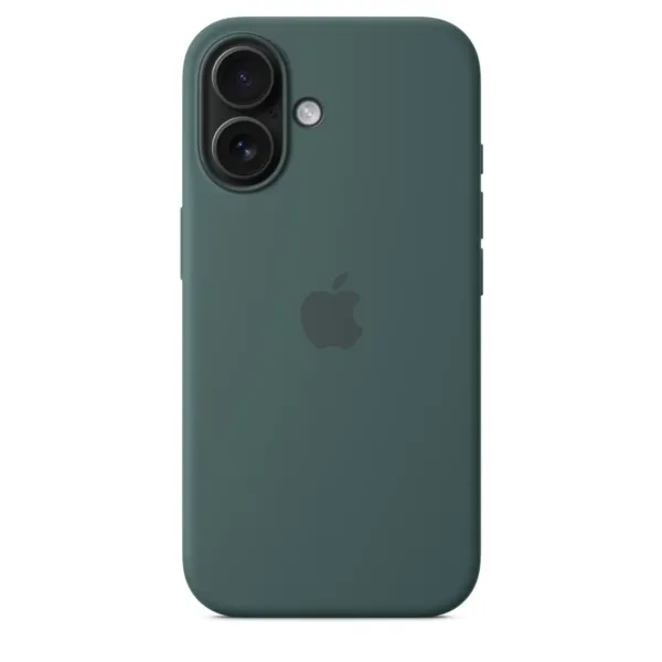 Чохол-накладка Apple Silicone Case 1:1 для iPhone 16 with MagSafe Lake Green