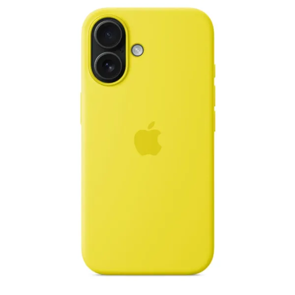 Чохол-накладка Apple Silicone Case 1:1 для iPhone 16 with MagSafe Star Fruit