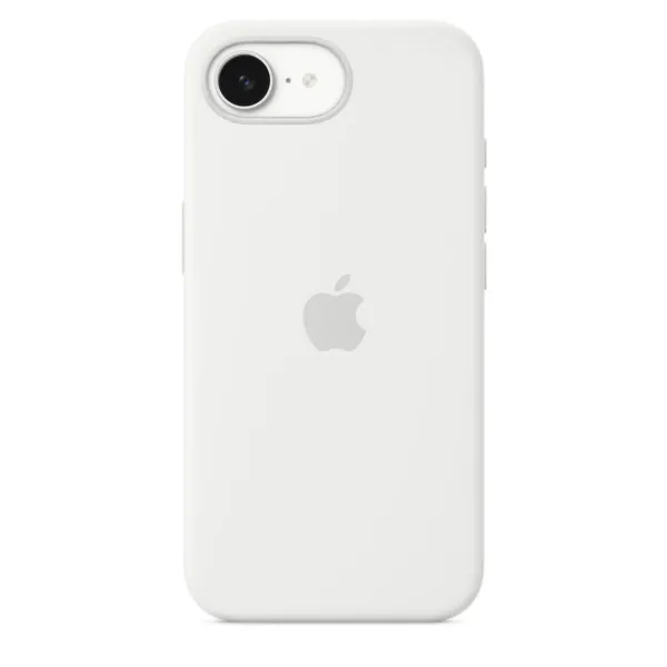 Чохол-накладка Apple Silicone Case 1:1 для iPhone 16e/17e with MagSafe White