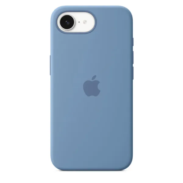 Чохол-накладка Apple Silicone Case 1:1 для iPhone 16e/17e with MagSafe Winter Blue