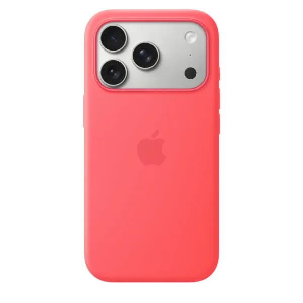 Чохол-накладка Apple Silicone Case 1:1 для iPhone 17 Pro with MagSafe Bright Guava