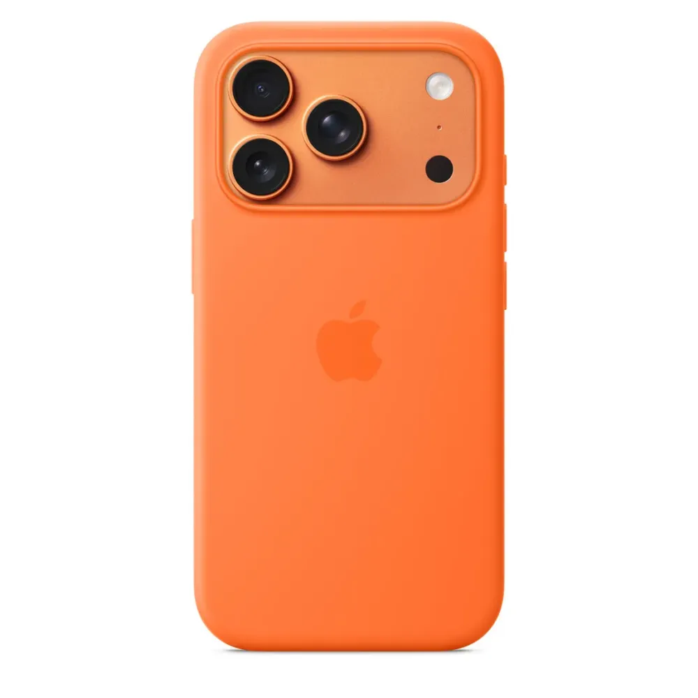 Чохол-накладка Apple Silicone Case 1:1 для iPhone 17 Pro with MagSafe Orange Pomaranchevyy