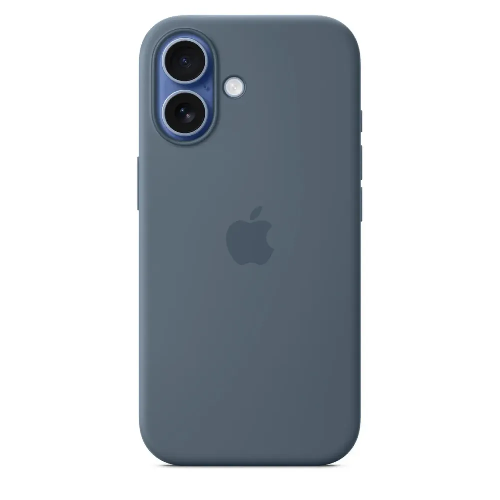 Чохол-накладка Apple Silicone Case 1:1 для iPhone 17 with MagSafe Anchor Blue Syniy
