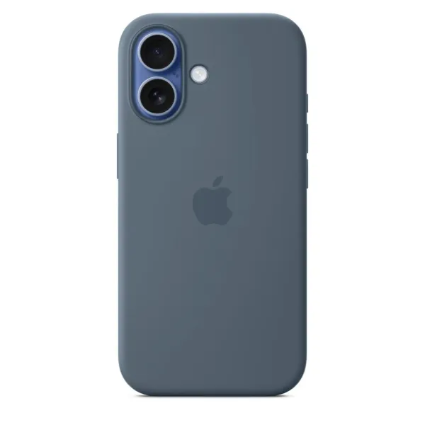 Чохол-накладка Apple Silicone Case 1:1 для iPhone 17 with MagSafe Anchor Blue