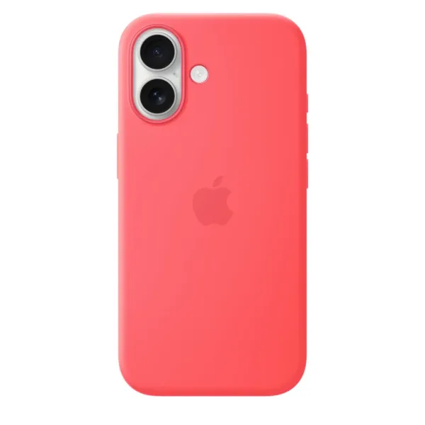 Чохол-накладка Apple Silicone Case 1:1 для iPhone 17 with MagSafe Bright Guava