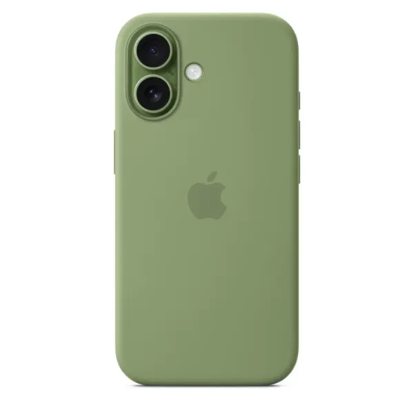 Чохол-накладка Apple Silicone Case 1:1 для iPhone 17 with MagSafe Light Moss