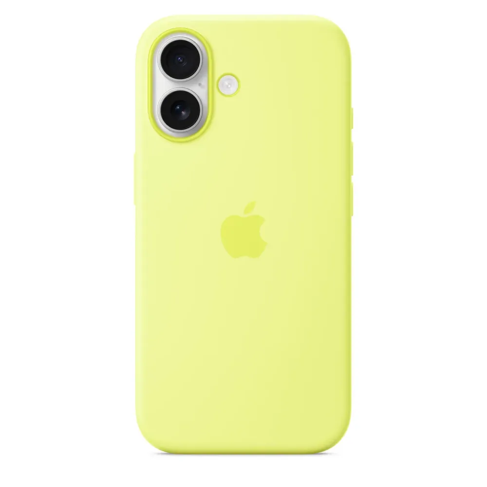 Чохол-накладка Apple Silicone Case 1:1 для iPhone 17 with MagSafe Neon Yellow Zhovtyy