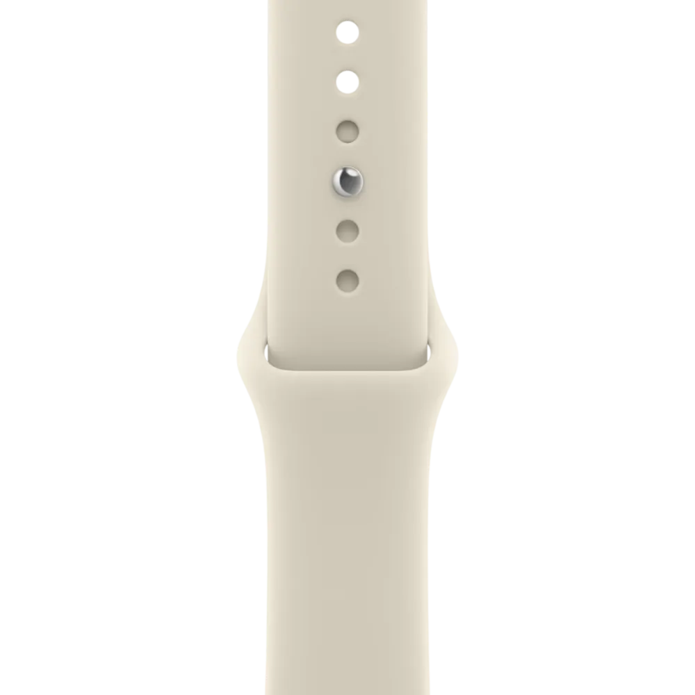Apple Watch Series 12 GPS 42mm Light Gold Aluminum Case with Sand Sport Band - S/M