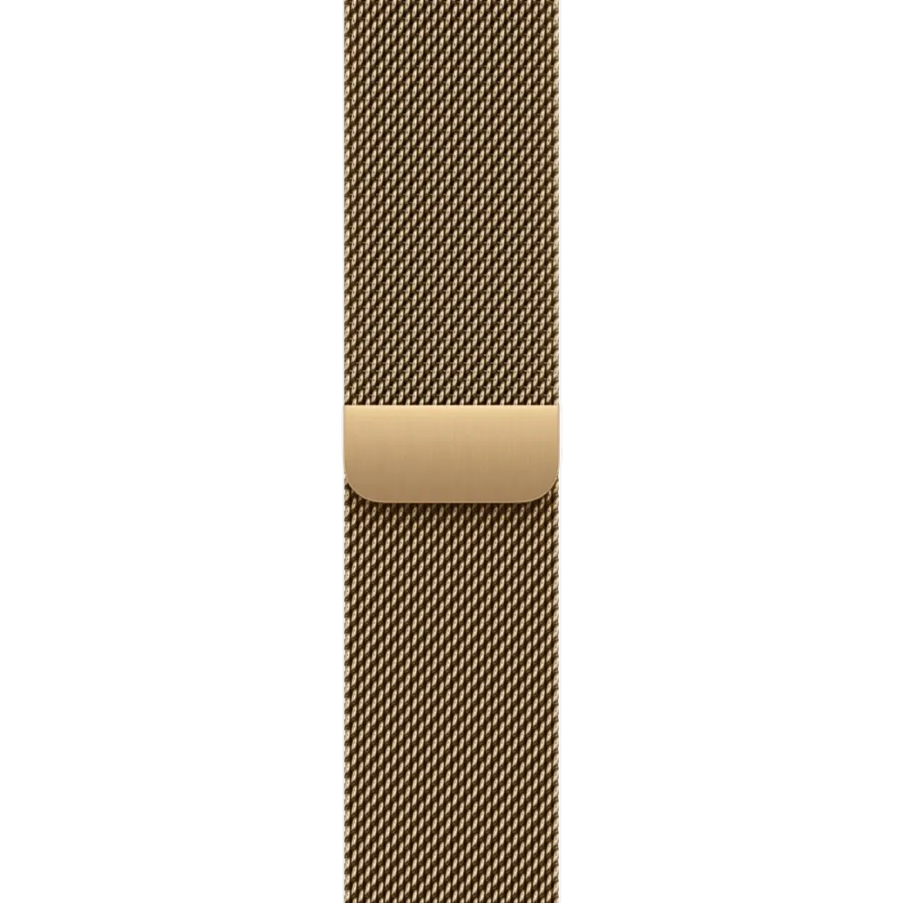 Apple Watch Series 12 GPS + Cellular 42mm Radiant Gold Titanium Case with Radiant Gold Milanese Loop