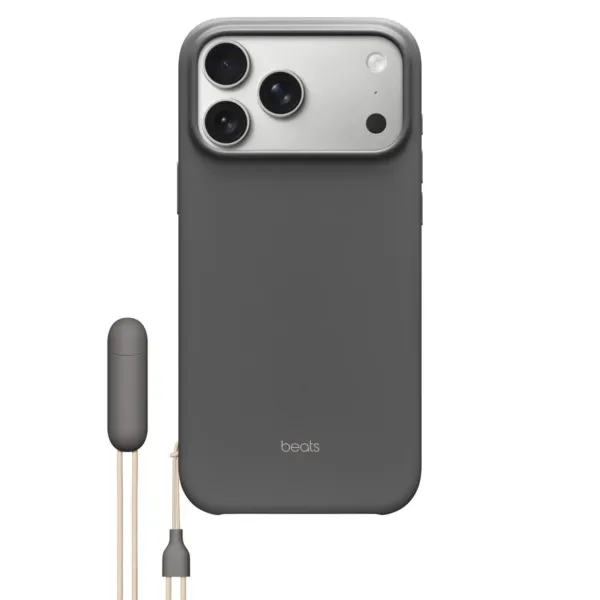 Чохол-накладка Beats iPhone 17 Pro Case with MagSafe and Camera Control with Kickstand Granite Gray