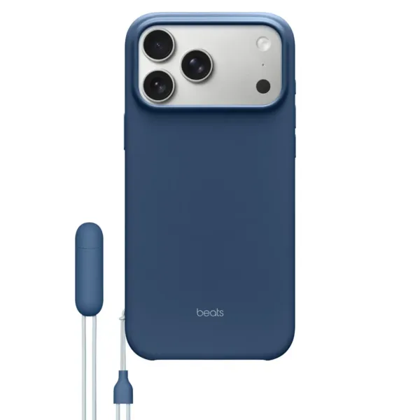 Чохол-накладка Beats iPhone 17 Pro Max Case with MagSafe and Camera Control with Kickstand Bedrock Blue