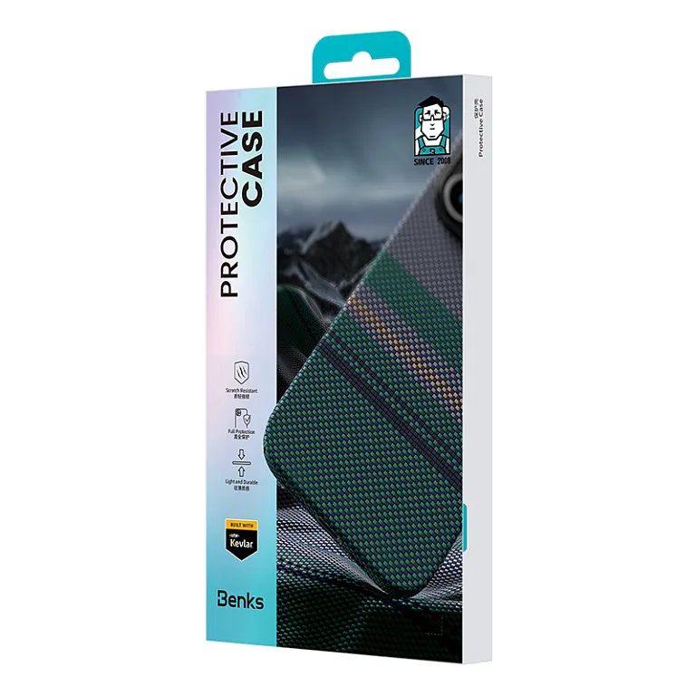Чохол-накладка Benks Armor Pro Aurora Case для iPhone 16 Pro Max with MagSafe Black