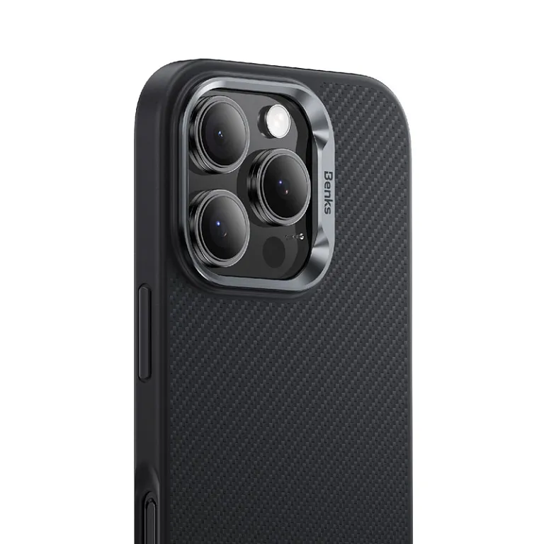 Чохол-накладка Benks Armor Pro Kevlar Case (600D) для iPhone 16 Pro Max with MagSafe Black