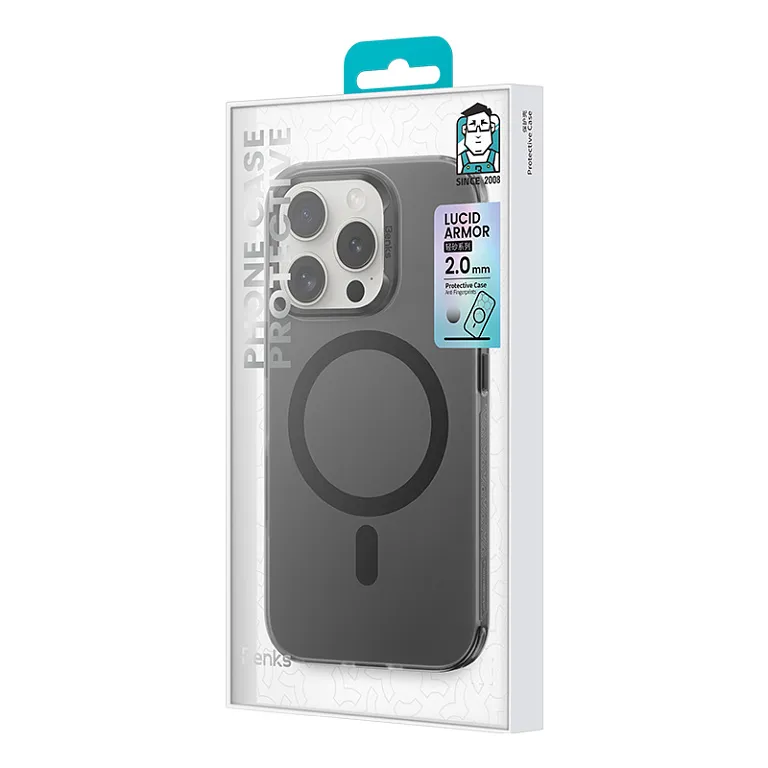Чохол-накладка Benks Lucid Armor Case для iPhone 16 Pro Max with MagSafe Black