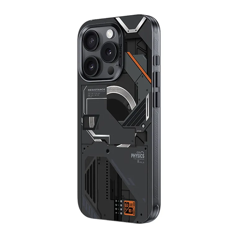 Чохол-накладка Benks Mecha Case для iPhone 16 Pro Max with MagSafe Black