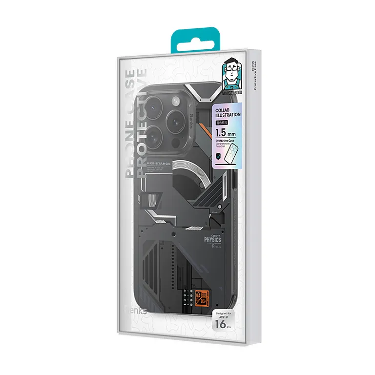 Чохол-накладка Benks Mecha Case для iPhone 16 Pro Max with MagSafe Black