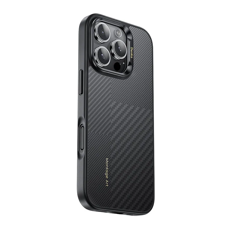Чохол-накладка Benks Montage Armor Pro Kevlar Case (600D/1500D) with MagSafe для iPhone 16 Pro Max