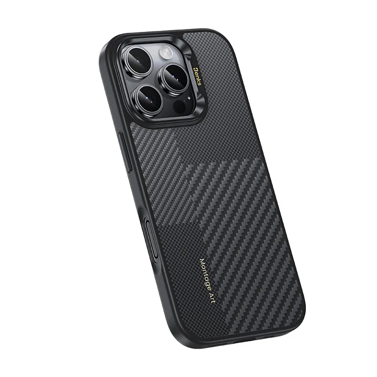 Чохол-накладка Benks Montage Armor Pro Kevlar Case (600D/1500D) with MagSafe для iPhone 16 Pro Max