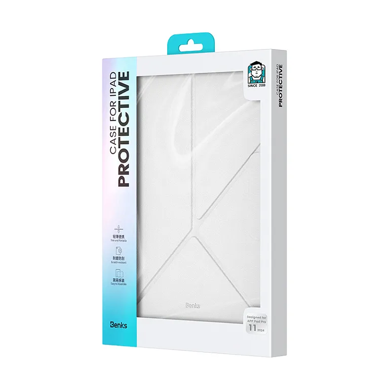 Чохол-книжка Benks Urban Magnetic iPad Case для iPad Air 11’’ (2024)/Air 11'' (2025) White