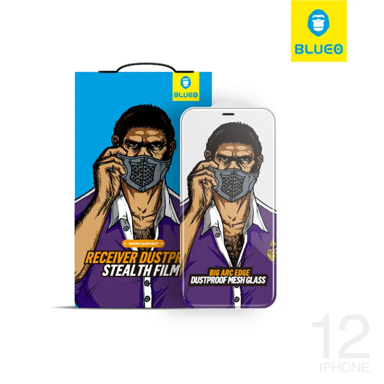 Захисне скло Blueo 2.5D Full Cover No Silk Screen With Mesh Tempered Glass для iPhone 12 Mini