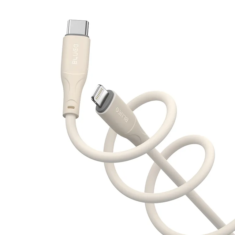 Зарядний кабель Blueo Ape Legend USB-C to Lightning Fast Charging Cable Creamy White/Grey