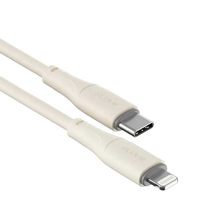 Зарядний кабель Blueo Ape Legend USB-C to Lightning Fast Charging Cable Creamy White/Grey