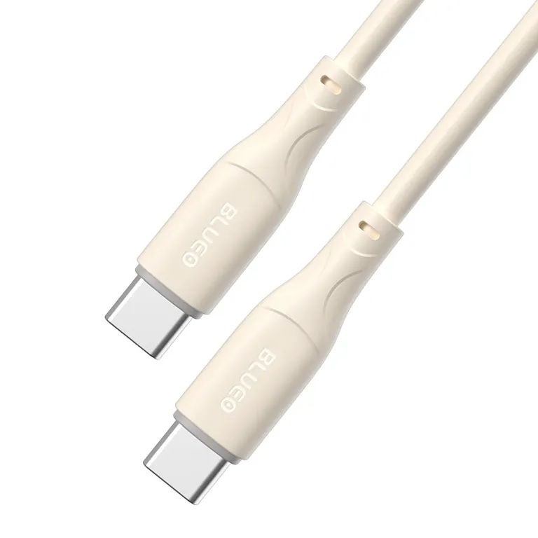 Зарядний кабель Blueo Ape Legend USB-C to USB-C Fast Charging Cable Creamy White/Grey