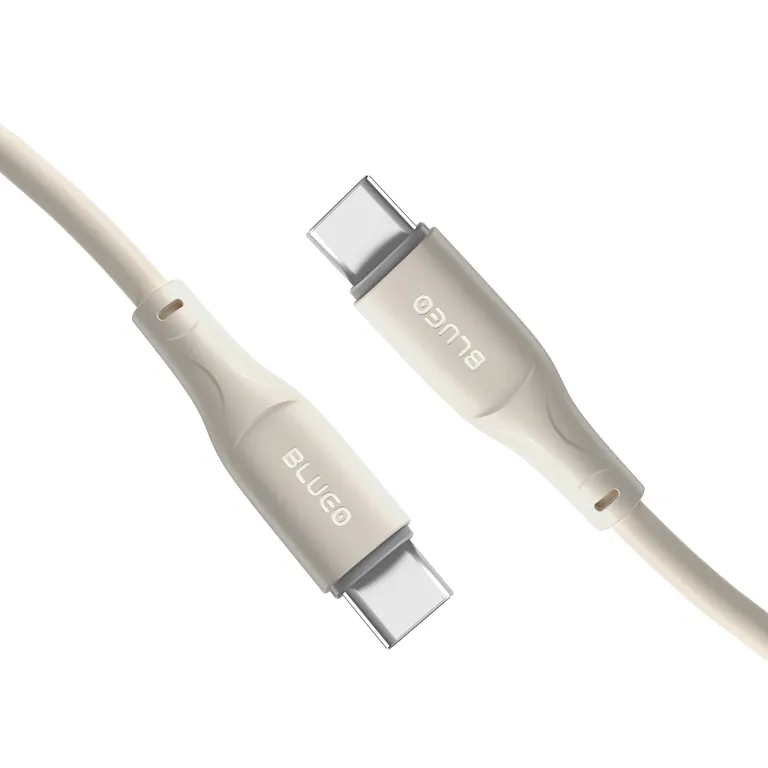 Зарядний кабель Blueo Ape Legend USB-C to USB-C Fast Charging Cable Creamy White/Grey