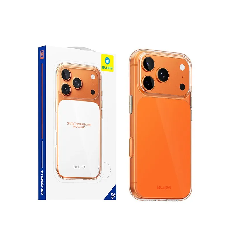 Чохол-накладка Blueo Crystal Drop PRO Case для iPhone 17 Pro Max with MagSafe (Original Style) Orange