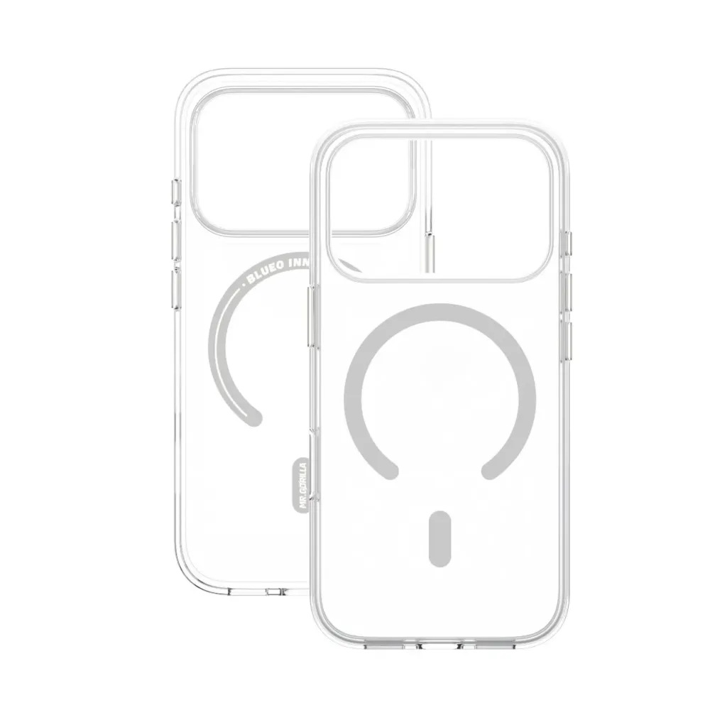 Чохол-накладка Blueo Crystal Drop PRO Case для iPhone 18 Pro/17 Pro with MagSafe Transparent Prozoryy