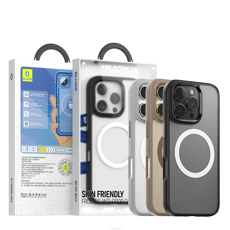Чохол-накладка Blueo Frosted Anti-Drop Case для iPhone 16 Pro Max with MagSafe Rose Gold (Updated)
