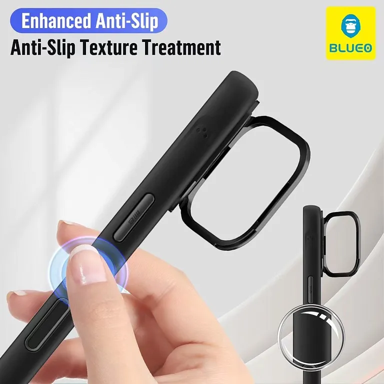 Чохол-накладка Blueo Frosted HEAT DISSIPATION Case для iPhone 16 Pro with MagSafe Black