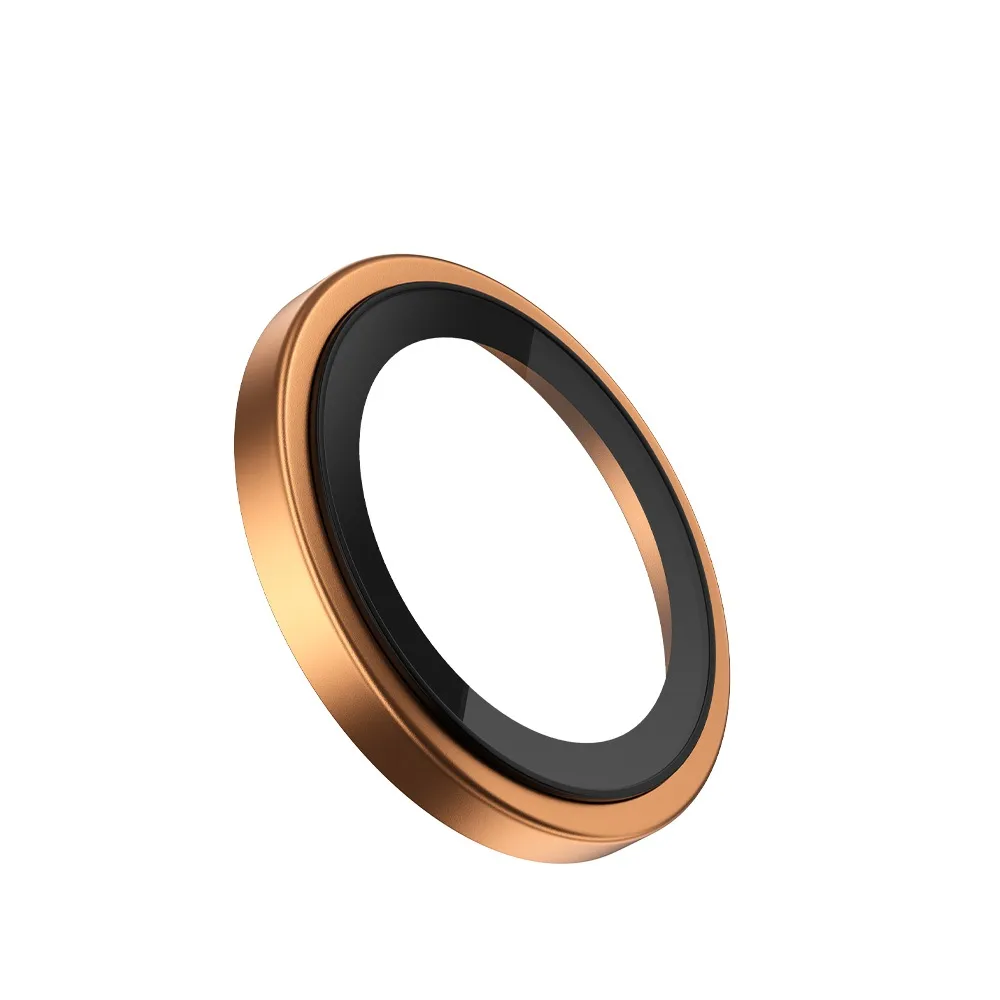 Захисне скло Blueo Original Metal Frame Lens Glass для iPhone 15 Pro/15 Pro Max/16 Pro/16 Pro Max Orange