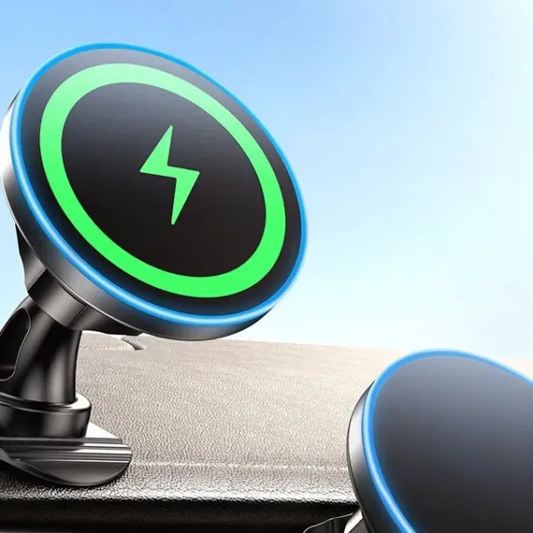 Автомобільний зарядний пристрій Choetech 15W Round Magnetic Car Charger