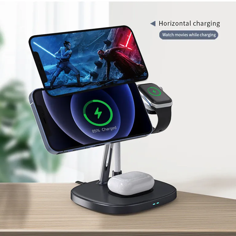 Бездротовий зарядний пристрій Choetech 4-in-1 Magnetic Wireless Charger