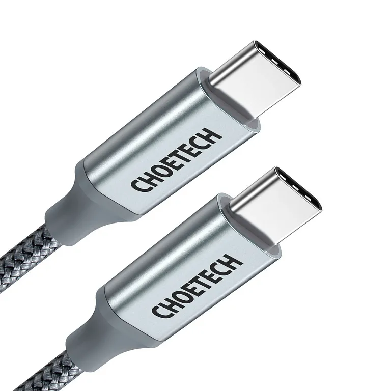 Кабель Choetech PD100W USB-C to USB-C Nylon Cable (1.8m) Black