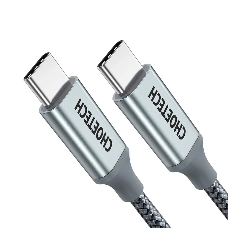 Кабель Choetech PD100W USB-C to USB-C Nylon Cable (1.8m) Black
