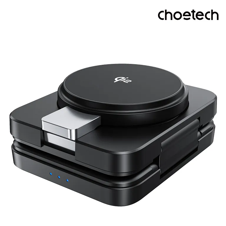 Бездротовий зарядний пристрій Choetech Qi2 3-in-1 Foldable Magsafe Wireless Charger
