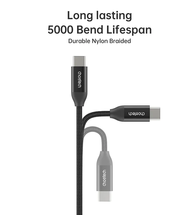 Кабель Choetech USB-C 3.1 240W Cable (2m) Black