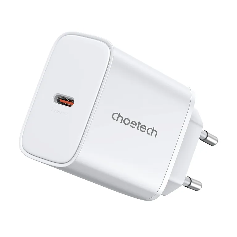 Мережевий зарядний пристрій Choetech USB-C PD 45W Wall Charger White