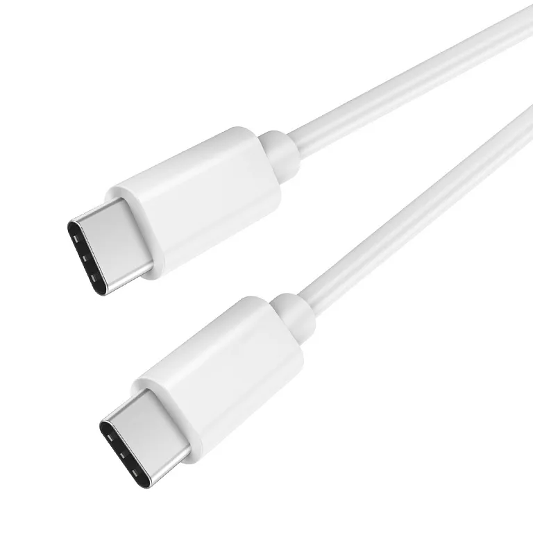 Кабель Choetech USB-C to USB-C PVC cable (2m) White