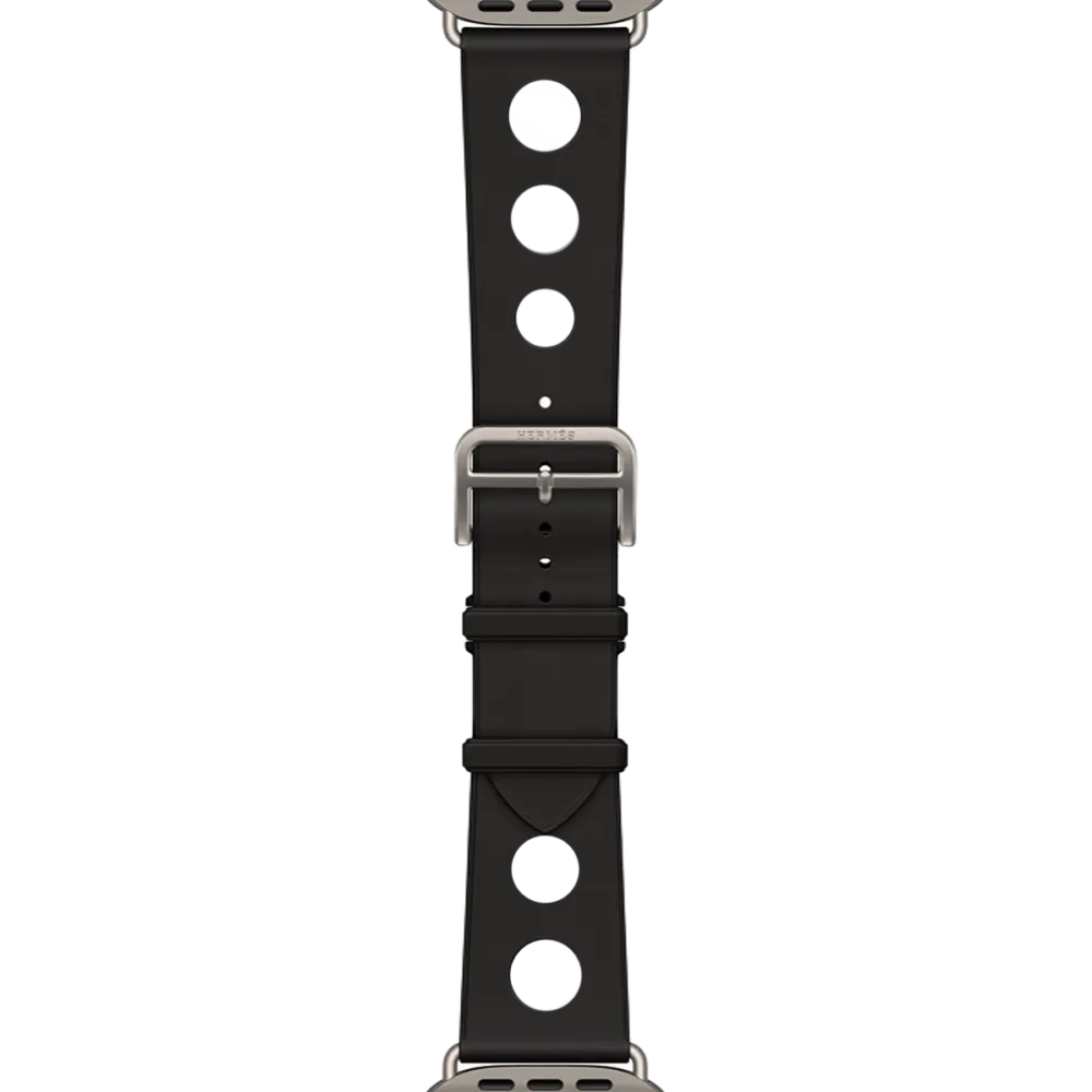 Apple Watch Hermès Ultra 3 GPS + Cellular 49mm Natural Titanium Case with Noir Scub’H Diving