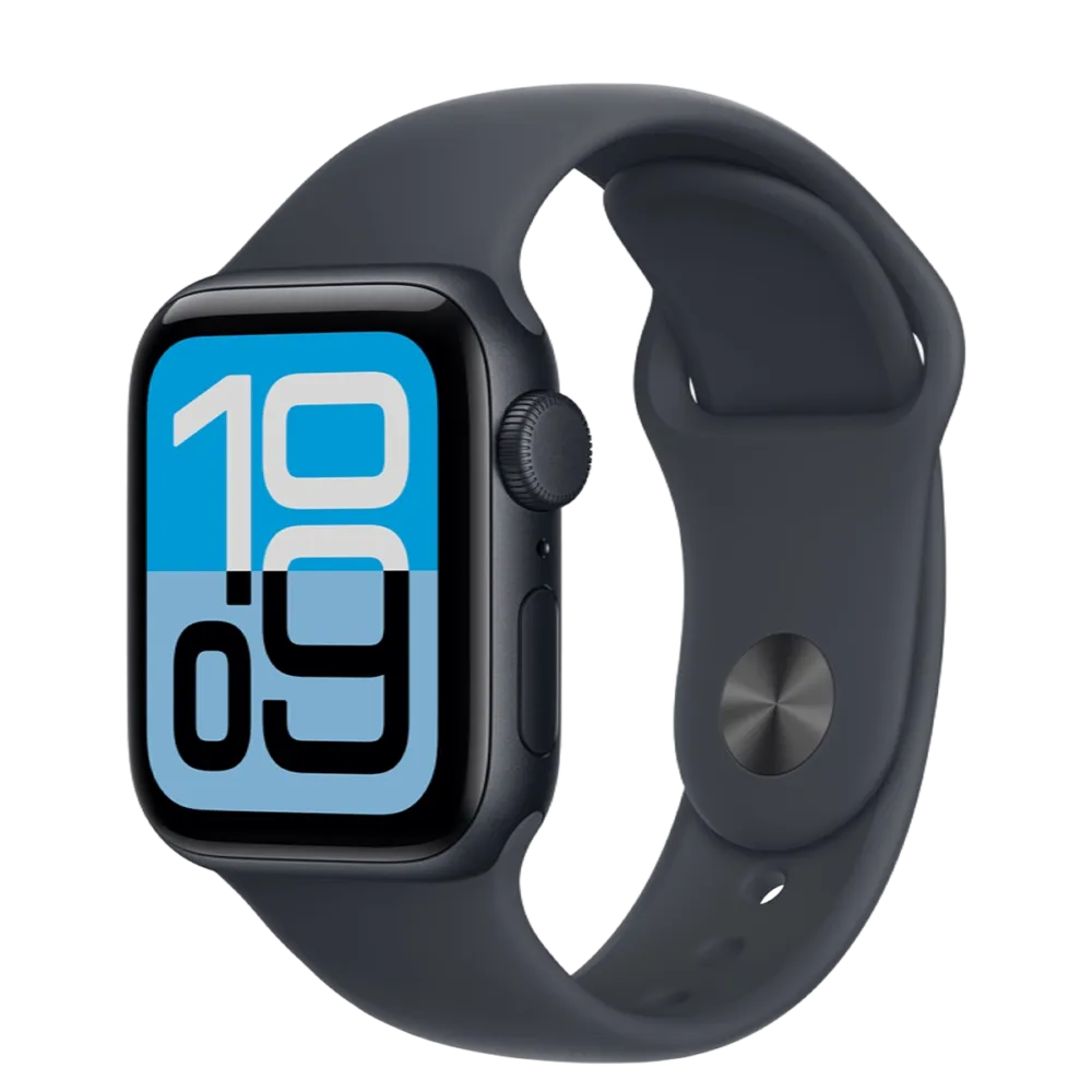 Apple Watch SE 3 GPS 40mm Midnight Aluminum Case with Midnight Sport Band - M/L