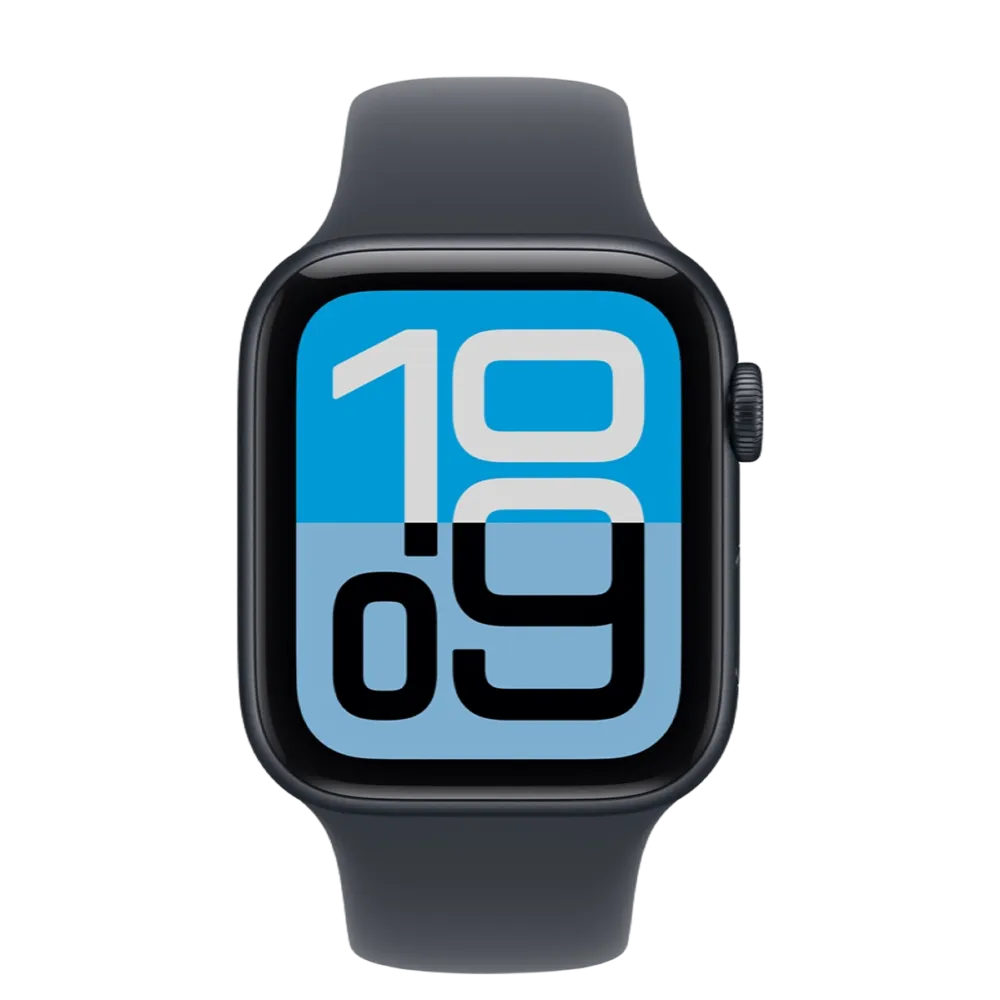 Apple Watch SE 3 GPS 44mm Midnight Aluminum Case with Midnight Sport Band - S/M