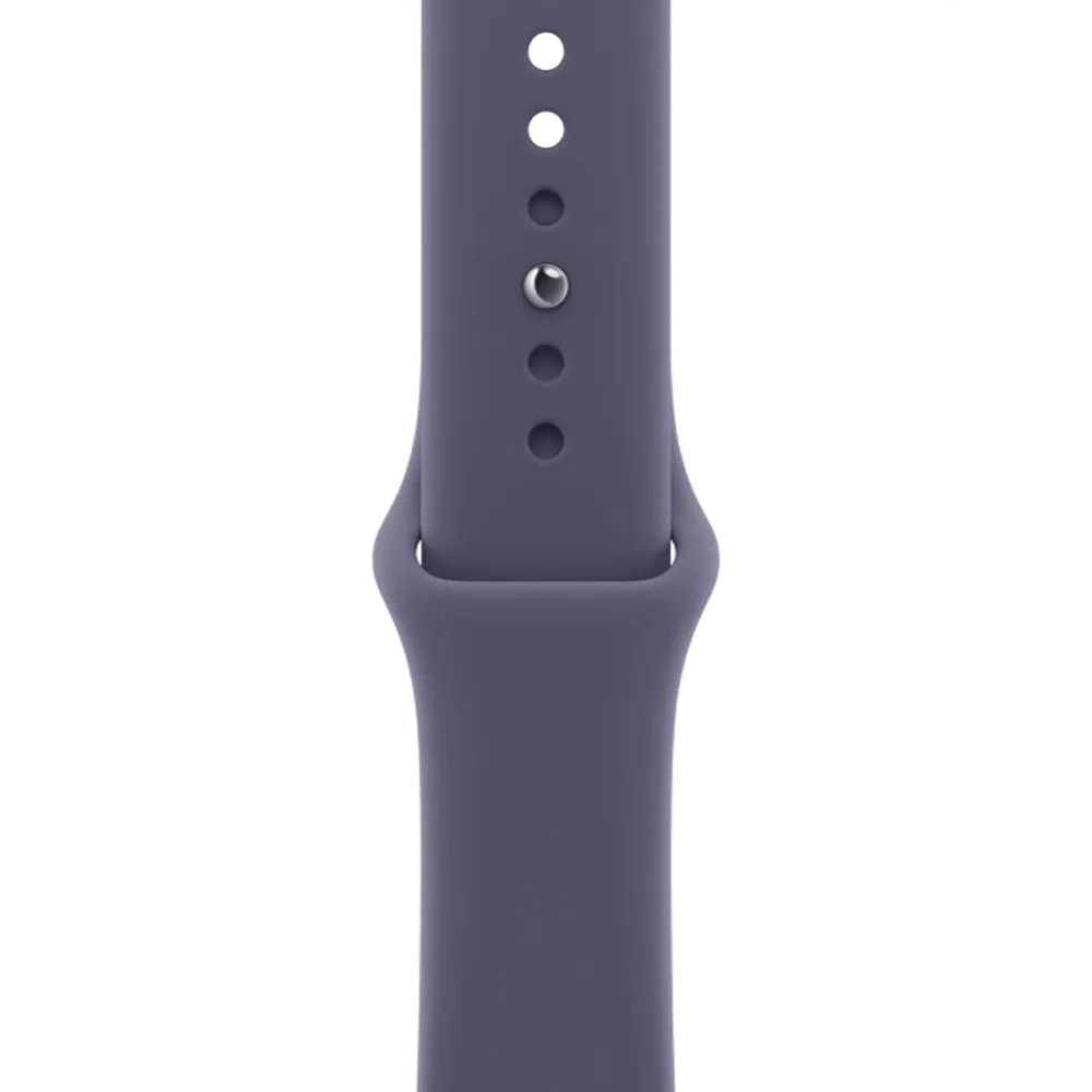 Apple Watch Series 11 GPS 42mm Silver Aluminum Case with Purple Fog Sport Band - M/L
