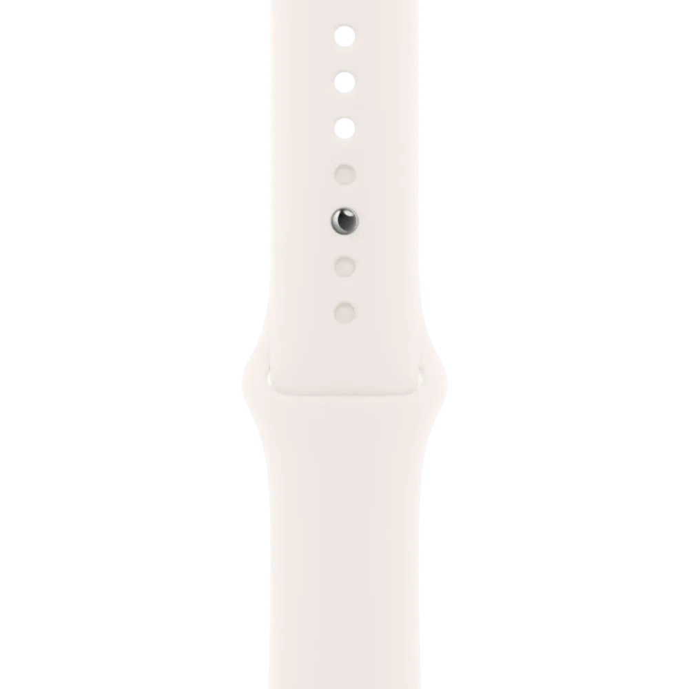 Apple Watch Series 11 GPS 46mm Rose Gold Aluminum Case with Light Blush Sport Band - M/L