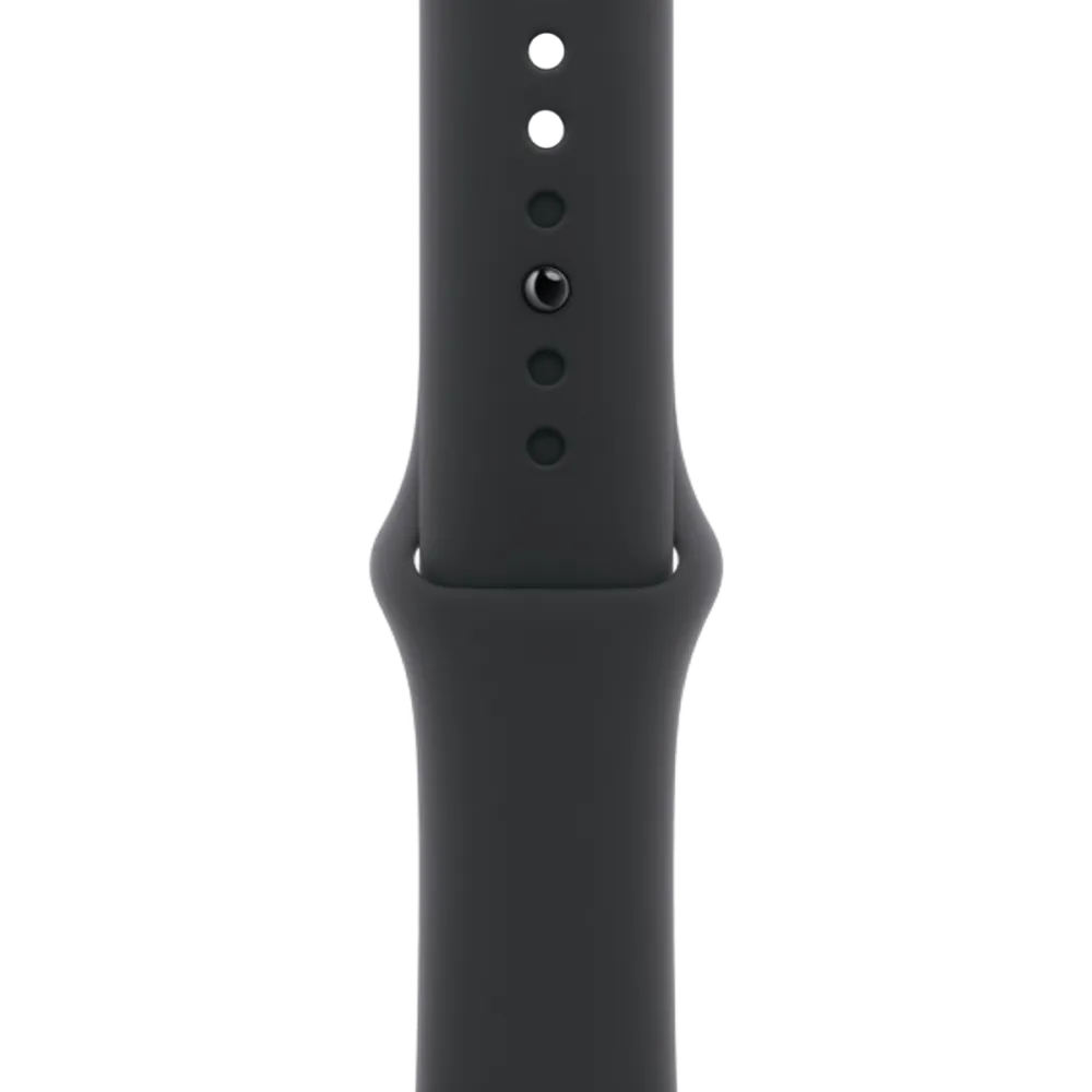 Apple Watch Series 11 GPS 46mm Space Gray Aluminum Case with Black Sport Band - M/L