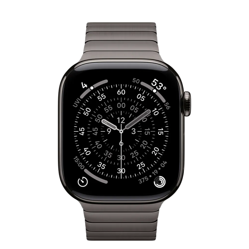 Apple Watch Series 11 GPS + Cellular 42mm Slate Titanium Case with Slate Link Bracelet